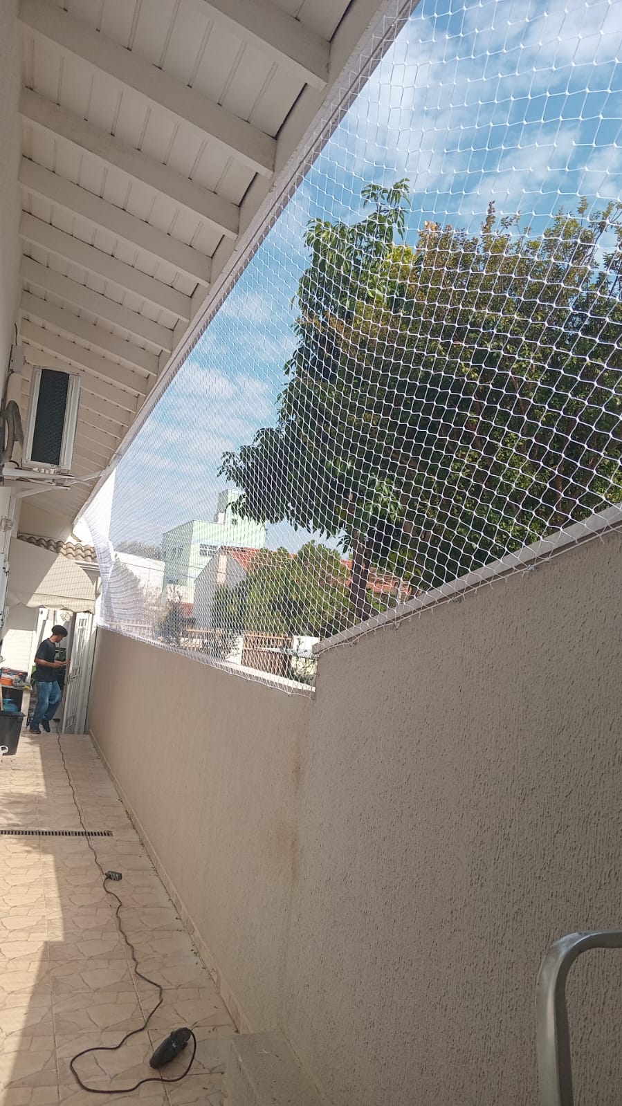 Área Externa com Proteção